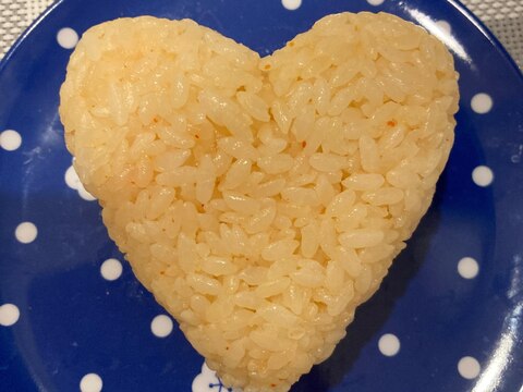 バレンタインに愛情込めて握る♡ハートのおにぎり♡